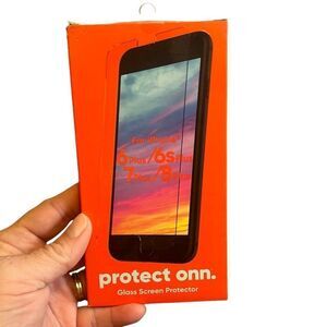 Protective on glass screen protector for iPhone‎ 6+ 7+ 8+